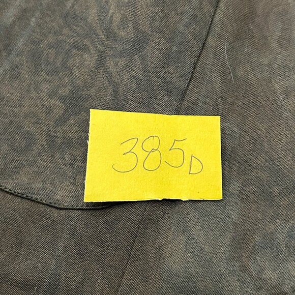 Vintage Olive Green Womens Rolled Cuffs Pockets Button Front Jacket Retro Utilit - Picture 7 of 8